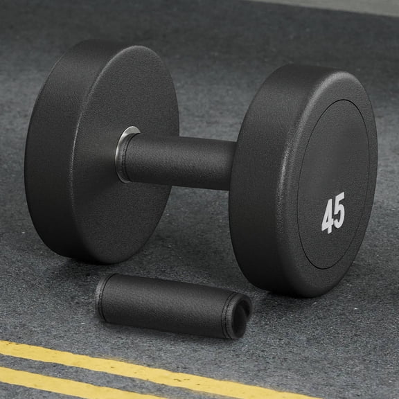 Vosarea 5Pcs Black Barbell Cushion Pad with Soft Handle Wrap for Gym Workout