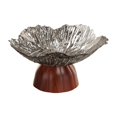 thumbnail image 1 of Frutero con pedestal, bandeja para almacenar comida y refrigerios, elegante con base, multiusos para dulces. Gris, 1 of 9
