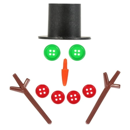 

50 Sets Handmade DIY Snowman Kit Snowman Craft Children Xmas Gift Decor