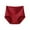 Red, variant on Bxsruta Women's Extended Size Seamless Breathable Briefs, Soft Comfort Fit for Daily Wear