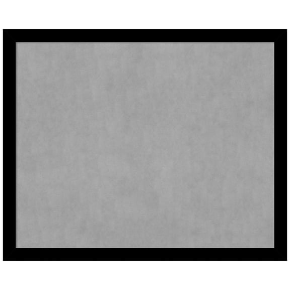 Amanti Art Basic Black Narrow Framed Magnetic Board 43 x 35 in.