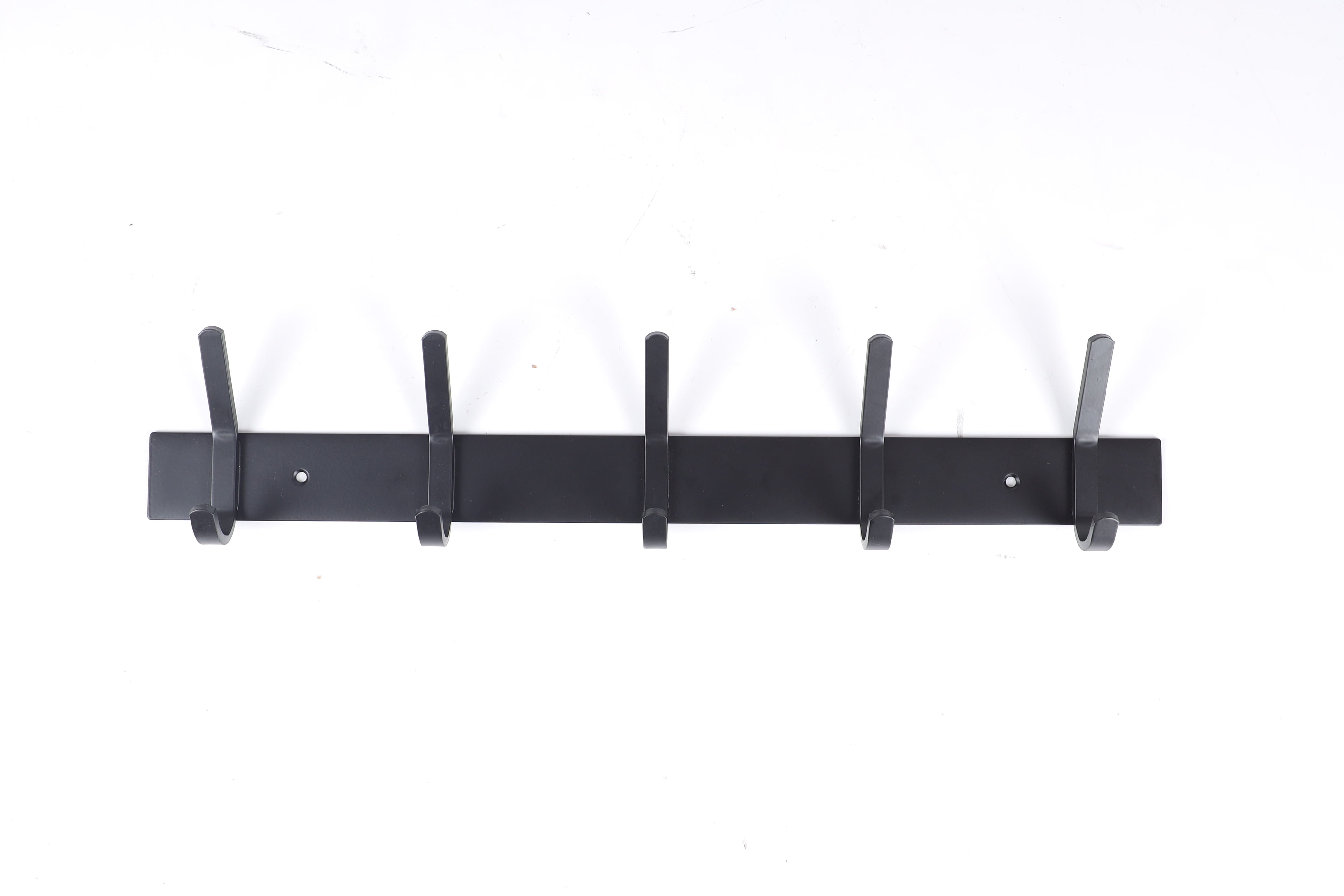 Mainstays 15.5" 5 Hook Matte Black Metal Hookboard