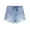 Blue-2436, variant on KIDSCOOL SPACE Big Girls Boys Jeans Shorts,Ripped Frayed Raw Hem Simple Design Cute Summer Denim Pants,Blue,13-14 Years