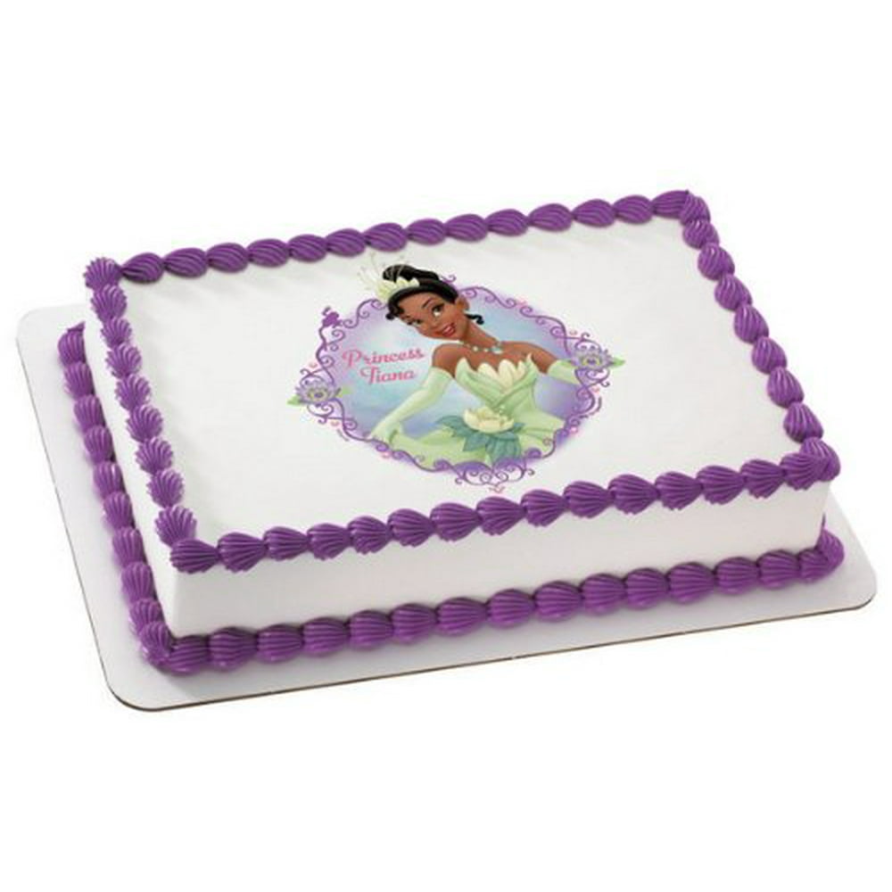 Princess & the Frog Princess Tiana Personalized Edible Frosting Image