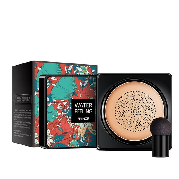 Base de maquillaje en cushion con corrector estampado de leopardo, crema de belleza BB cushion