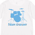 thumbnail image 4 of Inktastic Future Drummer Music Boys Long Sleeve Toddler T-Shirt, 4 of 5
