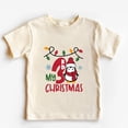 thumbnail image 4 of Camiseta retro beige para niños del día de Navidad, camisetas de manga corta para niños de 1 a 5 años, conjuntos para el día de Navidad, el mejor regalo para hermanos y hermanas, 4 of 5