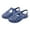 Blue, variant on Cethrio Toddler Boys Jelly Sandals, Princess Platform Non Slip Sole Closed Toe Summer Shoes Black Size 8
