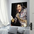 thumbnail image 3 of Michael Jackson Cuadro decorativo colgante - Arte de pared - Póster enmarcado - Decoración de pared - Regalos para familia, amigos y aficionados 40*60 cm, 3 of 6