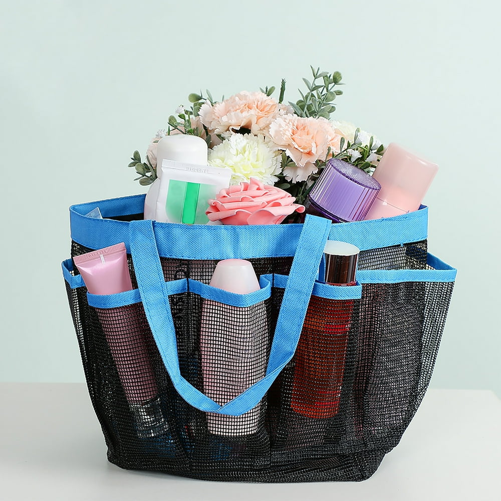 Portable Caddy with 8 Mesh Storage Pockets, Quick Dry Shower Tote Bag