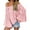 Light pink, variant on Long Sleeved Women Off Shoulder Casual Blouse Bell Trumpet Sleeve Loose Flared Tops