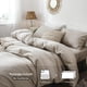 thumbnail image 2 of Juego de funda de edredón MooMee Bedding 100% algodón lavado Super Queen, 2 of 6