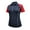 Navy/Red/White, variant on Women's Victory Contrast Zip Golf Polo Shirt #2370