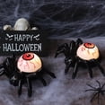 thumbnail image 6 of Halloween Tea Lights Candles Spider Eyeballs Decorations with 6H Timer,Battery Operated Halloween Flameless Candles LED Halloween Spider Candle Holders Flickering Table Party Decor, 6 of 6