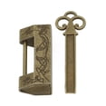 thumbnail image 3 of Cadenas Rétro en Alliage de Zinc Style Chinois Boîte en Bois Tiroir, 3 of 10