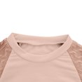 thumbnail image 6 of Jalioing Girls Casual Long Sleeve T Shirt Fashion Solid Round Neck Pullover Tee Kids Fall Loose Shirt 4-12 Years, 6 of 9