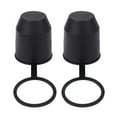thumbnail image 4 of 2 Pcs Trailer Hitch Ball Tow Bar Cover Protection Cap for Caravan Truck, 4 of 10