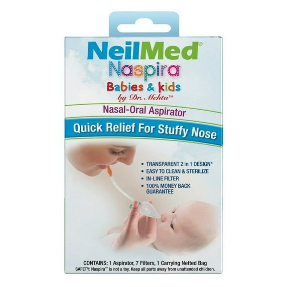NeilMed Naspira Oral Suction Aspirator Kit 3 Pack