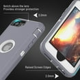 thumbnail image 4 of Entronix Funda Resistente para iPhone 11 Pro Max, Triple Capa a Prueba de Golpes y Protección contra Caídas, Gris, 4 of 6