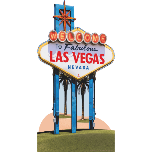 SP13520 Welcome To Fabulous Las Vegas Nevada Sign Cardboard Cutout Standee Standup