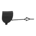 thumbnail image 1 of Rear Bumper Tow Hook Cover Black Excellent Sealing Safe Bumper Towing Hook Eye Cap For Cayenne 92a 2015 To 2018, 1 of 5