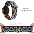 thumbnail image 6 of TOYOUTHS 20mm Stretchy Nylon Loop Band Compatible with amsung Galaxy Watch 7 6 5 4 FE 40mm 44mm/Watch 6 Classic/Watch 5 Pro/Watch 4 Classic/Active 2/Watch 3 Band Women, 6 of 6