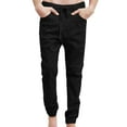 thumbnail image 4 of J. METHOD Men’s Joggers Pants Casual Lightweight Comfy Harem Slim Fit Adjustable Elastic Waist Pockets Sweatpants NEMP08 Black M, 4 of 6