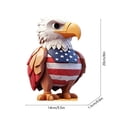 thumbnail image 2 of Nkmbld 4th of July Table Decorations Patriotic Eagle Figurine Tiered Tray Decor for 250th Anniversary Tabletop Centerpieces Home Kitchen Office Desk Shelf, 2 of 8