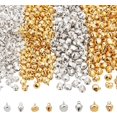 thumbnail image 7 of 400Pcs 2 Sizes Jingle Bells Craft Bells Bulk Christmas Bells Mini Bell for Jewelry Making Crafts Wreath Holiday Home Decoration Golden and Silver, 7 of 7