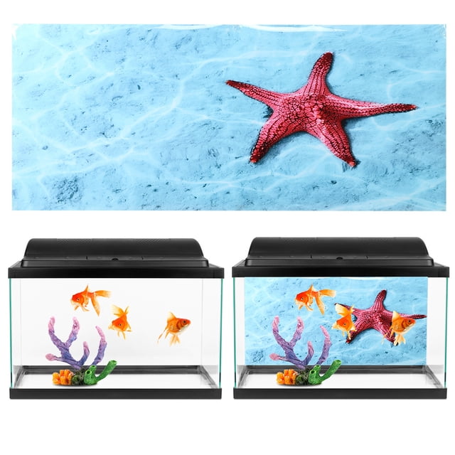 Aquarium Background Sticker,Background Poster Decorative Painting Aquarium Decorative Sticker Fish Tank Background Sticker Maximized Efficiency
