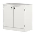 thumbnail image 2 of South Shore Morgan Small 2-Door Storage Cabinet, in Pure White, 2 of 14
