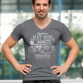 thumbnail image 4 of American Rat Rod V-Neck T-shirt Hot Rod Custom Culture Route 66 1930s Classic Car Vintage Rusty Cars Garage Tee, 4 of 7