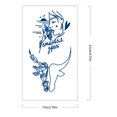 thumbnail image 3 of Cuadros Decorativos Pegatinas de tatuaje a prueba de agua Cool Tattoos(O) 4pcs Wdftyju embutido en tela, 3 of 3