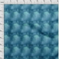 thumbnail image 4 of oneOone Polyester Lycra Teal Blue Fabric Tie Dye Sewing Fabric By The Yard Printed Diy Clothing Sewing Supplies 56 Inch Wide, 4 of 6