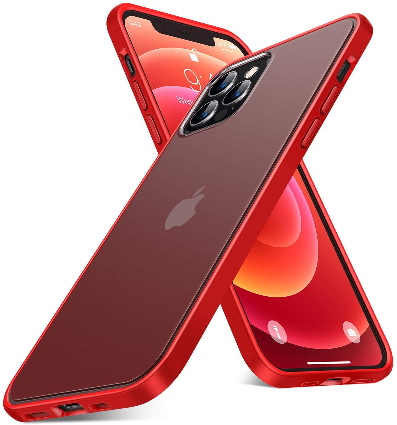 Red Diamond Supreme iPhone 12 Pro Max Clear Case