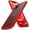 Red, variant on Entronix Shockproof Matte Case Designed for iPhone 12 Pro Max with Soft TPU Bumper, Slim Case Clear