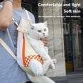 thumbnail image 3 of Pet Cat Carrier Backpack, Adjustable Pet Front Back Cat Dog Carrier Backpack With Legs Out, Portable Double Shoulder Pets Bag For Traveling Hiking Camping, 3 of 7