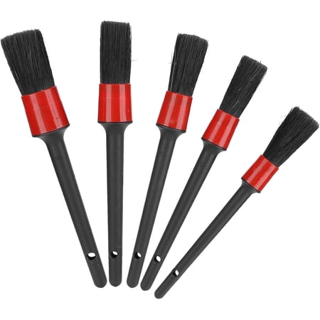 Detailing Brush Set, Car Cleaning Tools for Cleaning Automotive Wheels Dashboard Interior Exterior Leather Air Vents Emblems Detailing by Home
