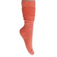 thumbnail image 4 of Slouchy Socks for Women Pack 3 Pairs Cotton Shoe Size 5 to 10 - Peach, 4 of 11