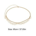 thumbnail image 3 of Double-layer Fine Glittering Small Star Tassel Waist Chain, Luxury Niche Sweet Waist And Chain,, 3 of 7