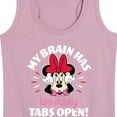 thumbnail image 3 of Mickey & Friends - My Brain Too Many Tabs - Women's Racerback Tank Top, 3 of 5