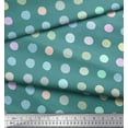 thumbnail image 3 of Soimoi Blue Cotton Duck Fabric Circle Geometric Print Fabric by Yard 42 Inch Wide, 3 of 5