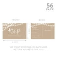 thumbnail image 5 of Koyal Wholesale Rustic String Lights RSVP Postcards, 4 in x 6 in, White, 56 Count, 5 of 5