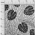 thumbnail image 2 of oneOone Polyester Spandex Black Fabric Tropical Sewing Material Print Fabric By The Yard 56 Inch Wide, 2 of 4
