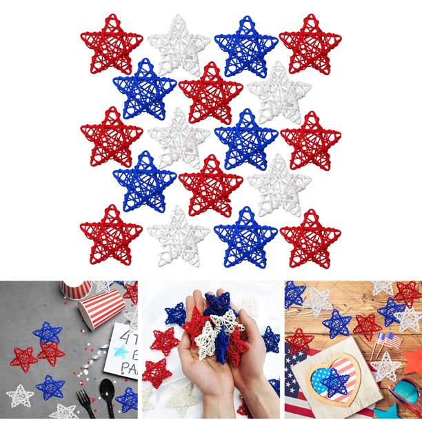 Mimbre ratán Macarena Pájaros juguete Bolas Redondas De Mimbre 6cm 18Pcs