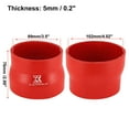 thumbnail image 3 of 89-102mm 3.5"-4.02" ID Recto Siliciona Manguera Tubo Rojo para Coche, 3 of 6