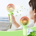 thumbnail image 2 of LSLJS Portable Handheld Fan, Powerful Mini Personal Fan USB Rechargeable Battery Operated Hand Held Fan with Hook, 4 Speeds Strong Airflow Quiet Cooling Fan for Home Office Bedroom Car, 2 of 8