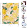 thumbnail image 4 of Lemon Blanket,Comfortable Soft Flannel Throw Blanket,All Season,Warm Lightweight Blankets for Sofa Bed Couch Living Room Chair,30"x40"(80x100cm), 4 of 4