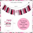 thumbnail image 6 of Two Fast High Chair Banner Pink Racing Car 2nd Birthday Supplies, 6 of 7