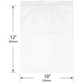 thumbnail image 2 of Plymor 10" x 12" (Case of 250), 4 Mil with Hang-Hole Heavy Duty Zipper Reclosable Plastic Bags, 2 of 3